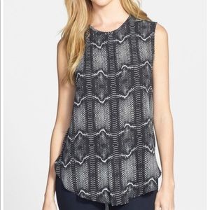 Vince Camuto Snake Print Tank